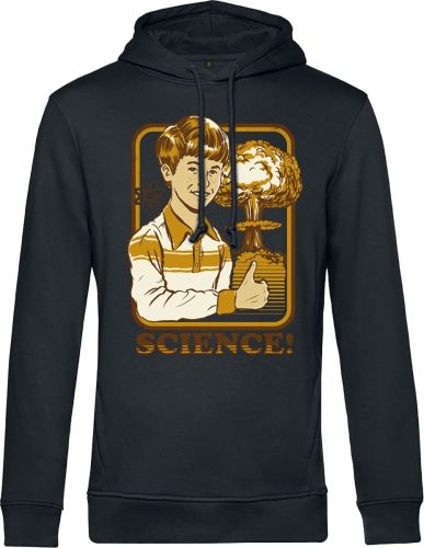 Steven Rhodes Science! Mikina s kapucí černá