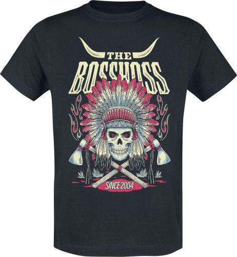 The BossHoss Chief Skull Shirt Tričko černá