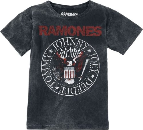 Ramones Kids - Coloured Crest detské tricko černá