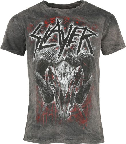 Slayer Mongo Logo Tričko charcoal