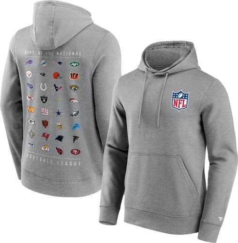 Fanatics NFL All Team Logo Mikina s kapucí šedá