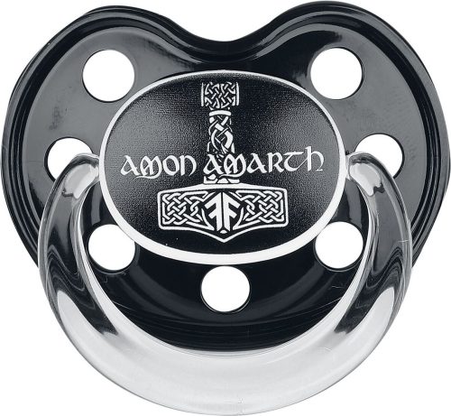 Amon Amarth Metal Kids - Thors Hammer Schnuller černá