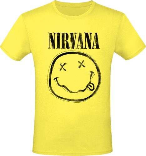 Nirvana Flower Sniffing Tričko žlutá