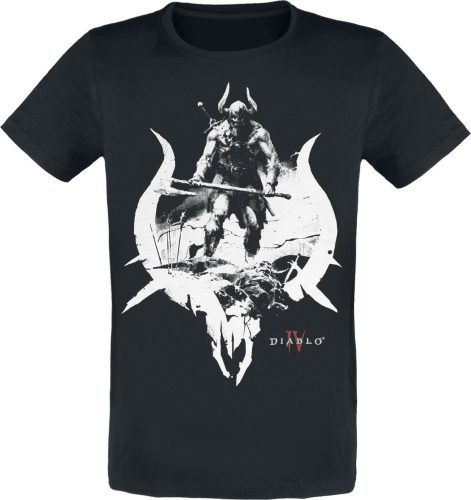 Diablo IV - Barbarian Tričko černá