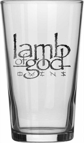 Lamb Of God Omens pivní sklenice transparentní