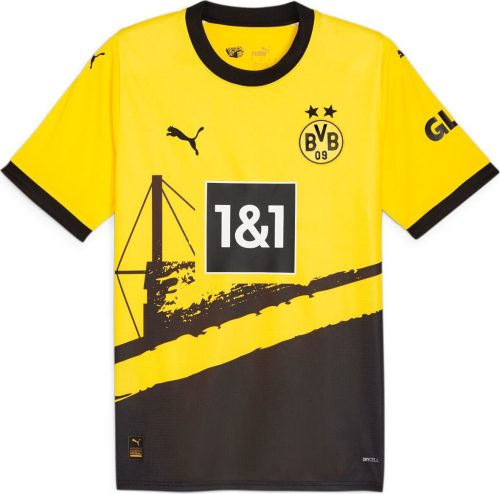 Borussia Dortmund Heim Trikot 2023-24 Dres pro fanoušky vícebarevný