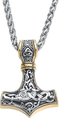 URBANTIMBER Thorovo kladivo Náhrdelník - řetízek stríbrná