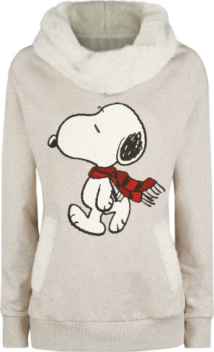 Peanuts Snoopy Winter Dámská mikina s nádechem béžové