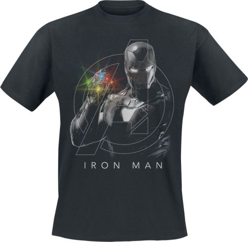 Avengers Iron Man Tričko černá