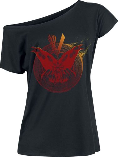 Vikings Flames Dámské tričko černá