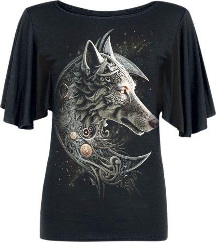 Spiral Celtic Wolf Dámské tričko černá