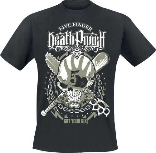 Five Finger Death Punch Got Your Six Bootleg Tričko černá