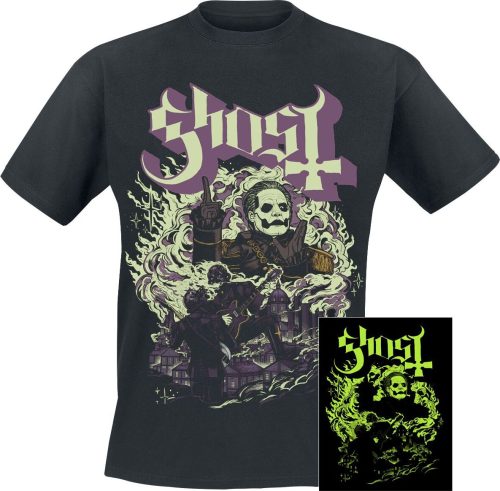 Ghost FOG YK - GITD Tričko černá