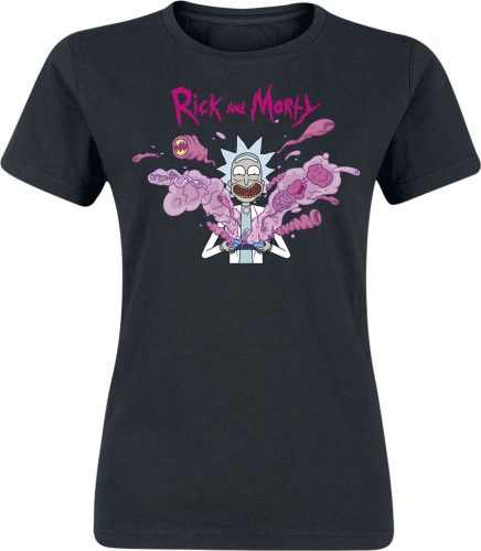 Rick And Morty Rick - Explosion Dámské tričko černá