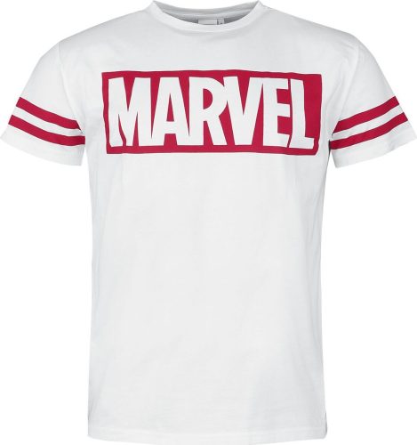 Marvel Marvel Logo Tričko bílá