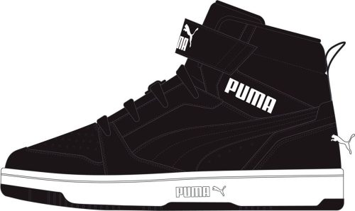 Puma Puma Rebound V6 Mid WTR AC+ PS Dětské boty černá