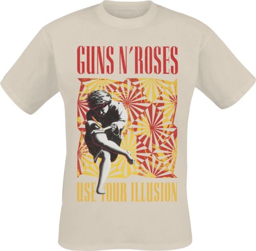 Guns N' Roses Use Your Illusion Tričko písková