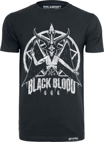 Black Blood by Gothicana Baphomet Tričko černá