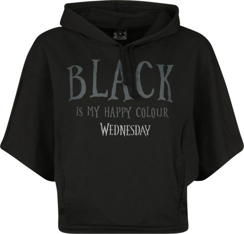 Wednesday Black Is My Happy Colour Dámská mikina s kapucí černá
