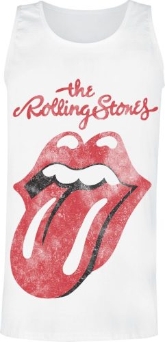 The Rolling Stones Classic Tongue Tank top bílá
