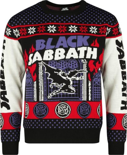 Black Sabbath Holiday Sweater 2023 Pletený svetr vícebarevný
