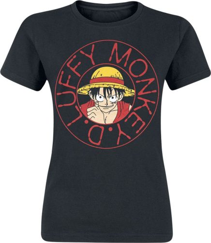 One Piece Dámské tričko černá