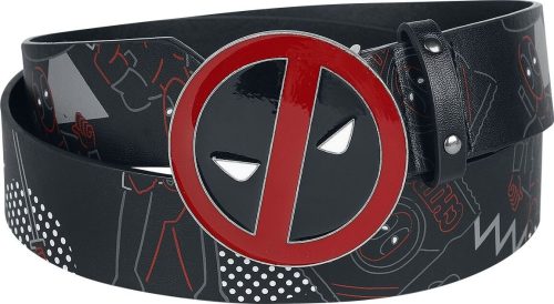 Deadpool Deadpool - Allover Opasky z umělé kůže černá