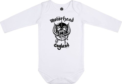 Motörhead England Stencil body bílá