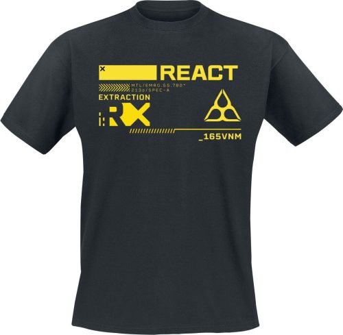 Six Extraction React Tričko černá