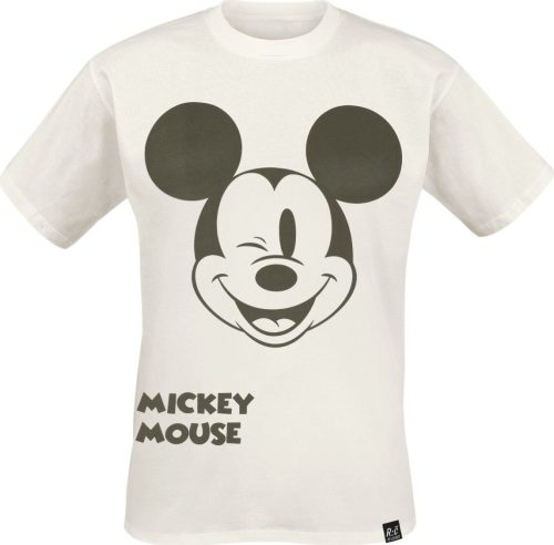 Mickey & Minnie Mouse Recovered - Disney - Mickey Mouse Wink Face Tričko šedobílá