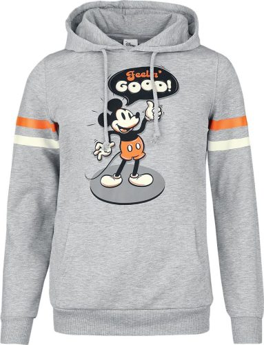 Mickey & Minnie Mouse Feeling Good Dámská mikina s kapucí šedá
