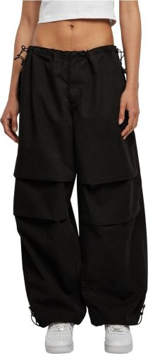Urban Classics Ladies Cotton Parachute Pants Dámské kalhoty černá