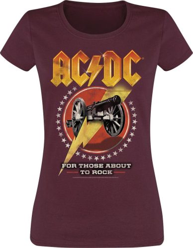 AC/DC For Those About To Rock Dámské tričko červená