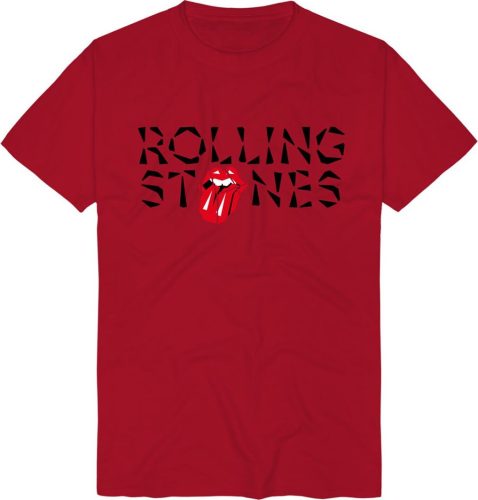 The Rolling Stones Hackney Diamonds Shard Logo Tričko červená