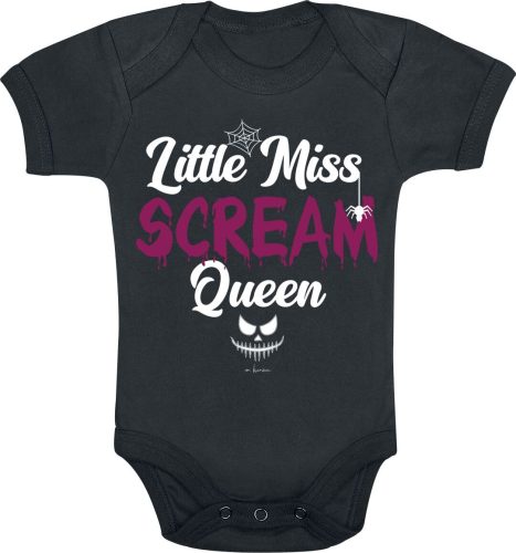 Sprüche Little Miss Scream Queen body černá