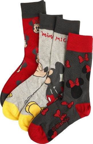 Mickey & Minnie Mouse Mickey And Minnie Mouse - Box Ponožky vícebarevný