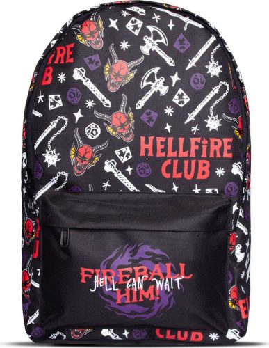 Stranger Things Hellfire Club - Fireball Him Batoh černá