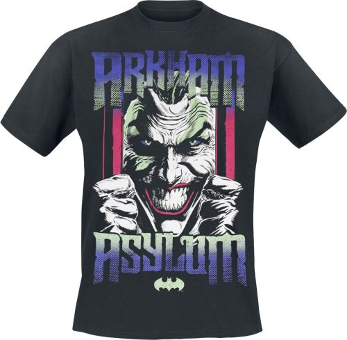 Batman Arkham Asylum Joker Tričko černá