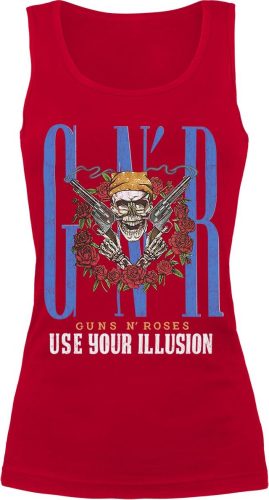 Guns N' Roses Use Your Illusion Americana Dámský top červená
