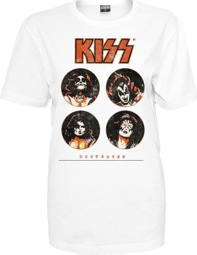 Kiss Destroyer Circles Dámské tričko bílá