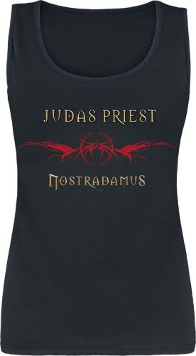 Judas Priest Wing Dámský top černá