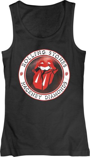 The Rolling Stones Hackney Diamonds Circle Label Dámský top černá