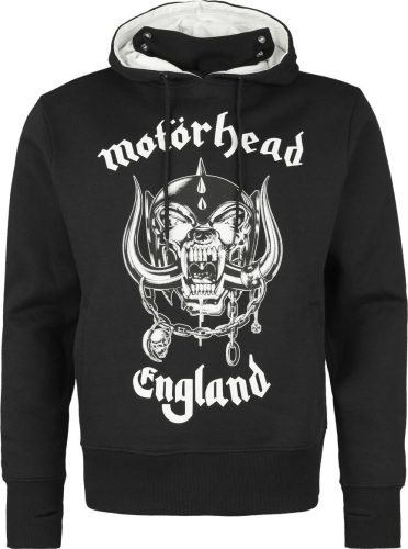 Motörhead England Mikina s kapucí černá