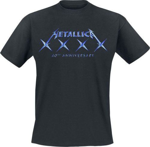Metallica 40 XXXX Tričko černá