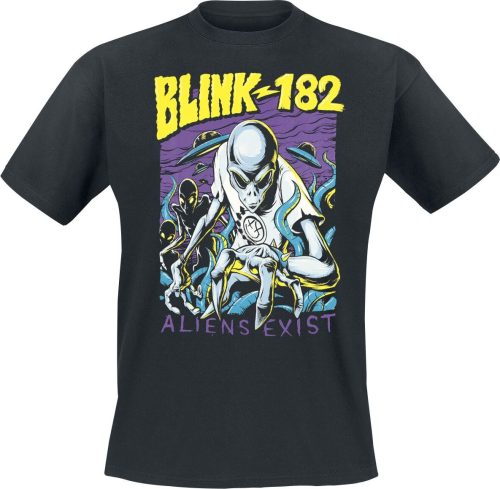 Blink-182 Aliens Exist Tričko černá
