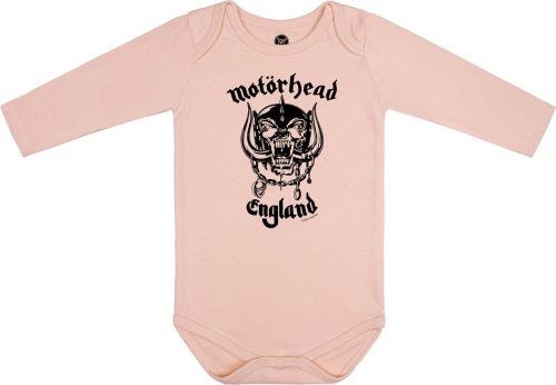 Motörhead England Stencil body světle růžová