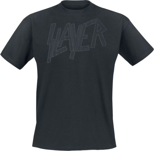 Slayer Black On Black Logo Tričko černá