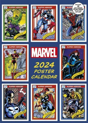 Marvel Plakátový kalendář 2024 Nástenný kalendář vícebarevný