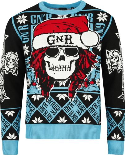 Guns N' Roses Holiday Sweater 2023 Pletený svetr vícebarevný