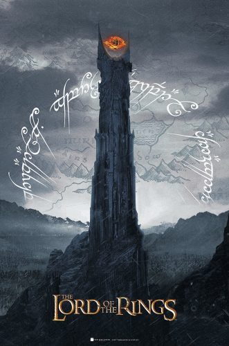 Pán prstenů Sauron's Tower plakát vícebarevný